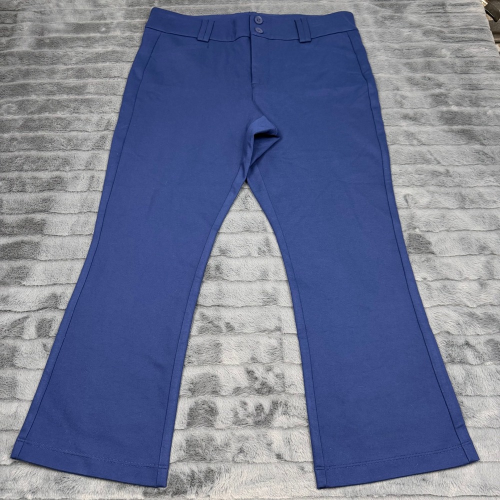 Studio by Torrid Womens 16S Royal Blue Trouser Boot Stretch Ponte Pants 13533